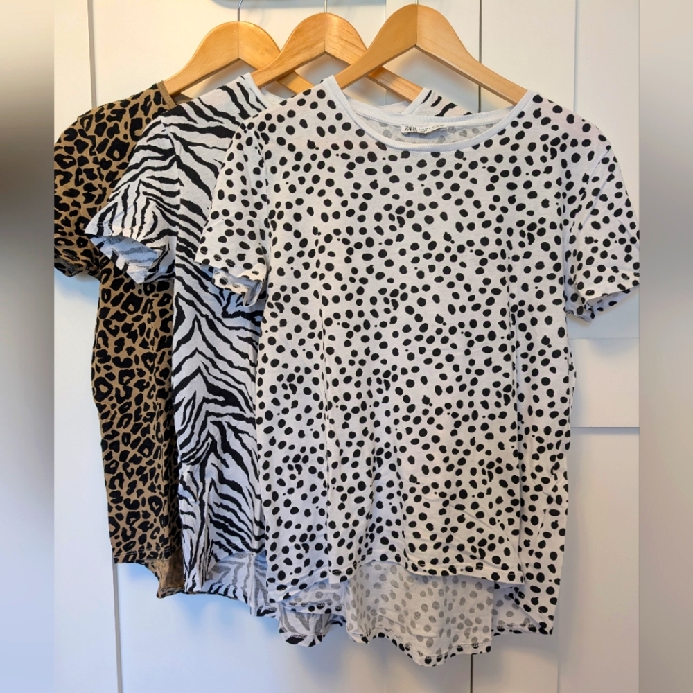 ZARA set of 3 t-shirts